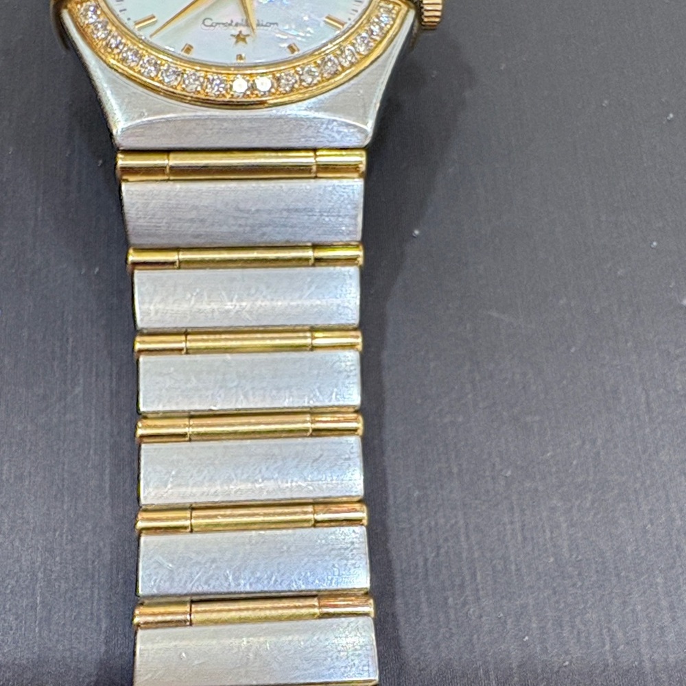 Omega Women's Constellation Watch - Gold and Silver with Diamond Accents . - Picture 3 of 16